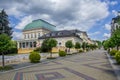 Spa center - pedestrian precinct - Frantiskovy Lazne Franzensbad Royalty Free Stock Photo