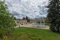 Spa center of small famous Czech spa town Frantiskovy Lazne Franzensbad - Czech Republic Royalty Free Stock Photo