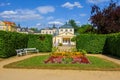 Spa center of small west bohemian spa town Frantiskovy Lazne Franzensbad - Czech Republic Royalty Free Stock Photo