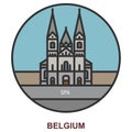 Spa. Cities and towns in Belgium