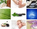 Spa collage Royalty Free Stock Photo