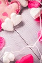 Spa composition Valentines Day heart love body health Royalty Free Stock Photo