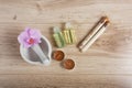 Spa essentials for a manicure Royalty Free Stock Photo