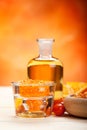 Spa essentials - orange aromatherapy Royalty Free Stock Photo