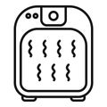 Spa foot bath icon outline vector. Water feet