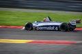 In Spa Francorchamps the Spa Six Hours FIA Masters Historic Formula One Championship Royalty Free Stock Photo
