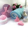 Spa handmade cosmetic products.