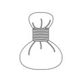 Spa hot compress icon. Element of Spa for mobile concept and web apps icon. Outline, thin line icon for website design and