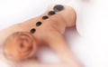 Spa Hot Stones Massage Royalty Free Stock Photo