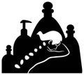 Spa icon logo Royalty Free Stock Photo