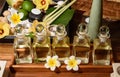 Spa kit for massage Royalty Free Stock Photo