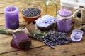 Spa lavender concept