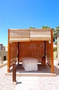 SPA massage hut at luxury hotel Royalty Free Stock Photo