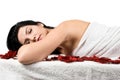 Spa massage woman Royalty Free Stock Photo
