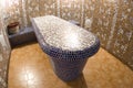 Spa mosaic table Royalty Free Stock Photo