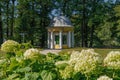 Spa park and pavilion of mineral water spring - Frantiskovy Lazne Franzensbad Royalty Free Stock Photo