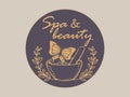 Spa procedures. Beauty. Logo.