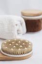 Spa products some bath accessories Royalty Free Stock Photo