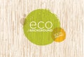 Spa Retreat Organic Eco Background. Nature Friendly Vector Concept Royalty Free Stock Photo