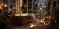 spa room, bathroom with candles