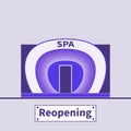 SPA salon reopening after virus Covid19 pandemic