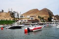 Santa Maria del Mar Lima Peru-July 2019-with luxurious and EXOTIC apartments and yachts in the Pacific Ocean lomita to the