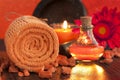 Spa setting Royalty Free Stock Photo