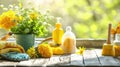 spa still life with flowers herbs and oil spa still life Royalty Free Stock Photo