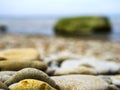 Spa stones, sea beach Royalty Free Stock Photo