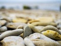 Spa stones, sea beach Royalty Free Stock Photo