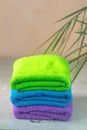 SPA towel beauty and relaxation concept