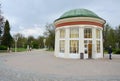 The spa town of Franzensbad with parks and spa houses in the spring - Czech republic Royalty Free Stock Photo