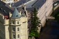 Spa town Karlovy Vary, street architecture detail, Czech Republic