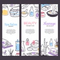 Spa treatment banner background. Design for cosmetics store spa and beauty salon, organic health care products. Cosmetic Royalty Free Stock Photo