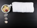 Spa treatment essentials Royalty Free Stock Photo