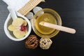 Spa treatment essentials Royalty Free Stock Photo