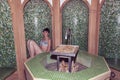 Spa treatments, Hamam, Girl in a salt sauna at the spa zone Royalty Free Stock Photo