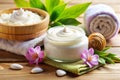 Spa Treatments Lotion Close-up Image Royalty Free Stock Photo