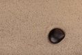 Spa wellness background, black stone. Shot from above, copy space Royalty Free Stock Photo