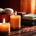 spa wellness relaxation and healing area concept photo