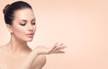 Spa woman with perfect skin Royalty Free Stock Photo