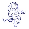 Space Astronaut Royalty Free Stock Photo