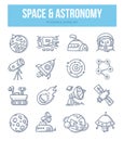 Space & Astronomy Doodle Icons