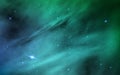 Space background. Cosmos realistic backdrop. Color galaxy and shining stars. Starry nebula with stardust and milky way Royalty Free Stock Photo