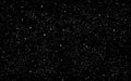 Space background. Dark cosmos texture and white stars. Realistic constellations. stardust backdrop. Starry night sky and