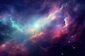 Space background with nebula and stars. Collage. 3D rendering, Colorful space galaxy cloud nebula. Stary night cosmos, AI Royalty Free Stock Photo