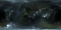 Space background with nebula and stars. Panorama, environment 360 HDRI map. Equirectangular projection, spherical panorama Royalty Free Stock Photo