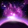 Space background Royalty Free Stock Photo