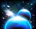 Space background Royalty Free Stock Photo