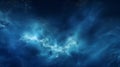 Space background, poster template. Fantastic celestial space landscape.